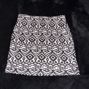 Mandala pattern Mini skirt